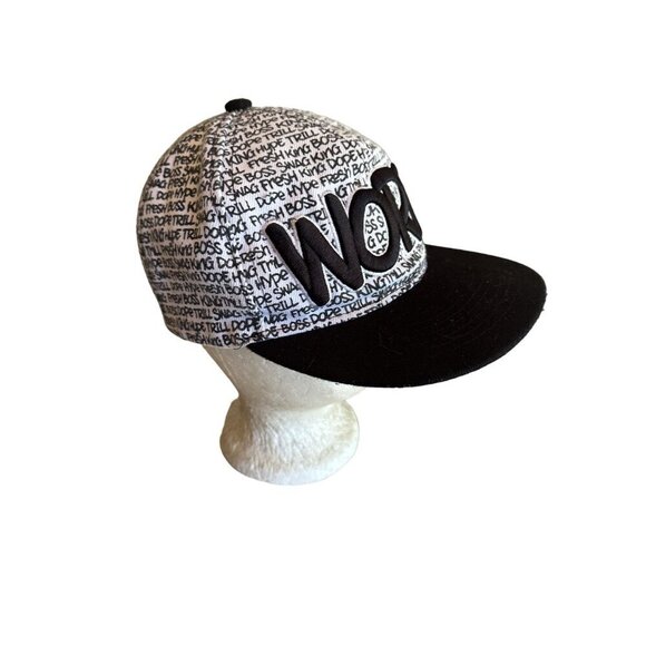 Urban Hype Snapback Hat With Word Design - Picture 5 of 7